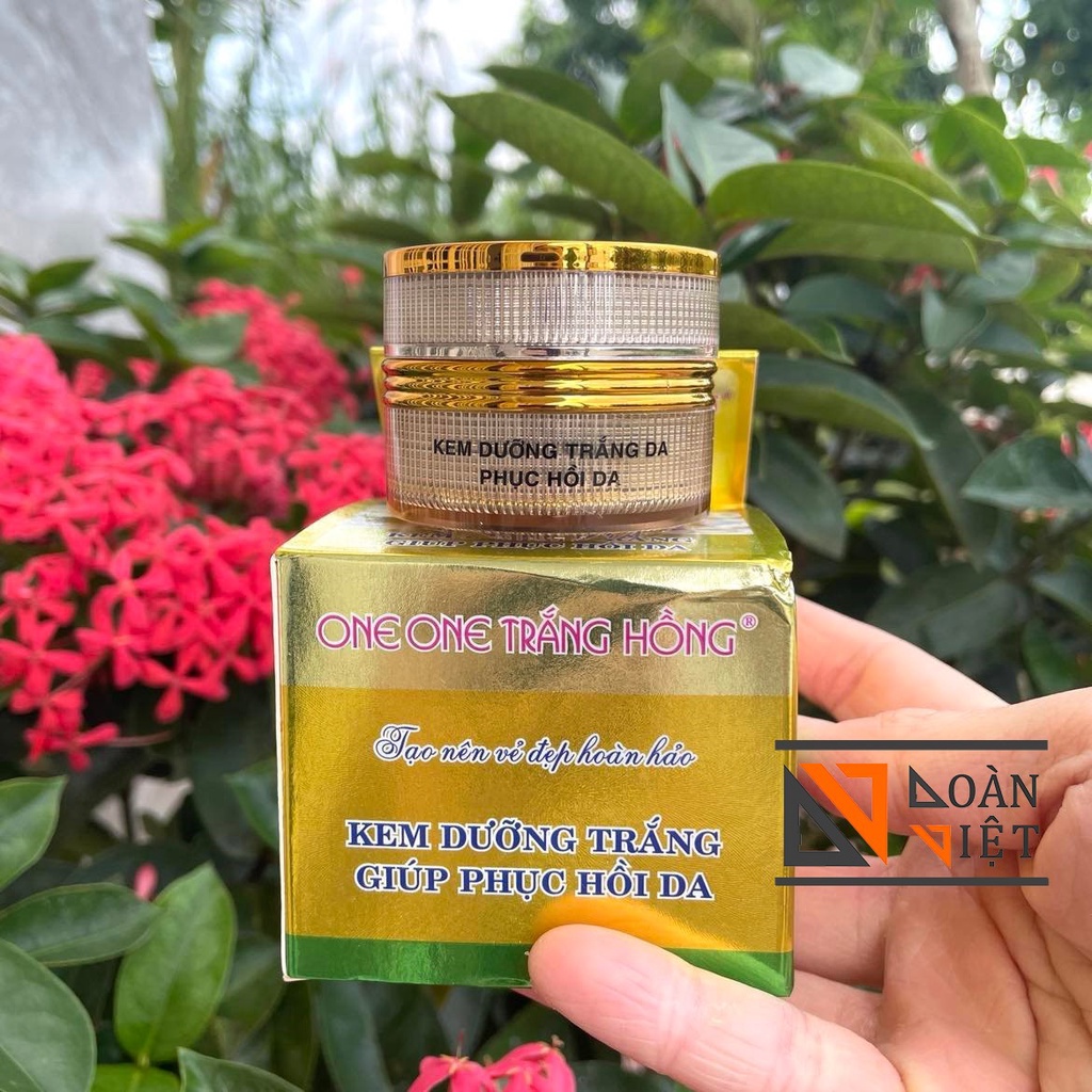 Kem THOA MẶT ONE ONE TRẮNG HỒNG - dưỡng trắng, phục hồi làn da bị hư tổn rất hiệu quả 15g