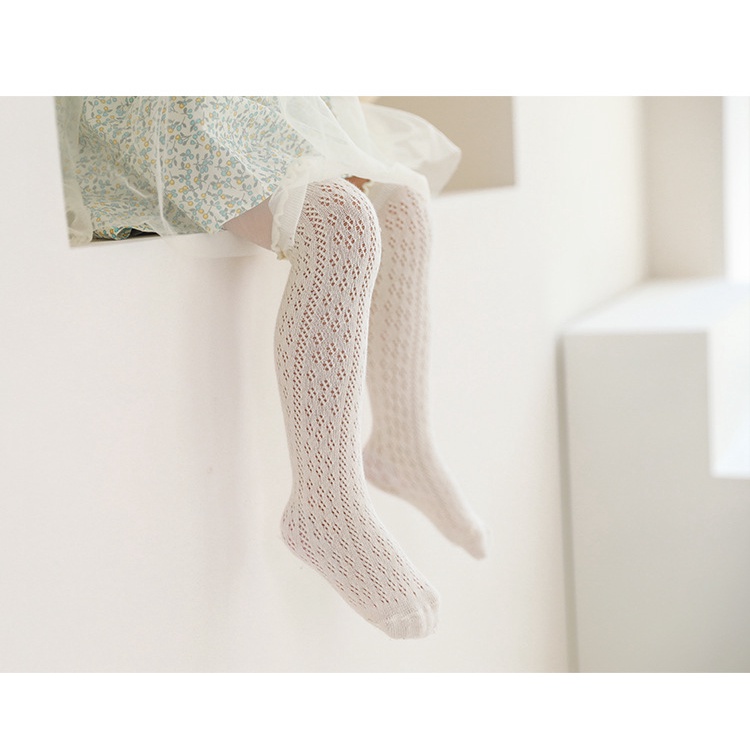 Tất Lưới Thoáng Khí Phong Cách Công Chúa Tây Ban Nha Cho Bé Gái