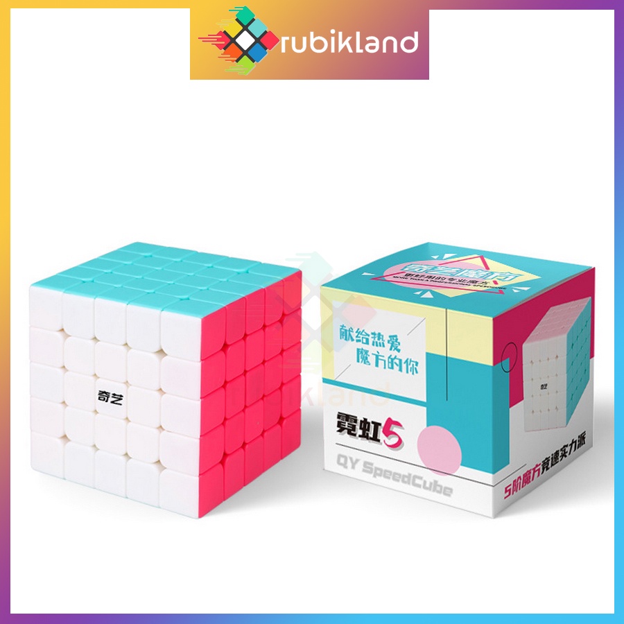 [Bộ Sưu Tập] Rubik QiYi Neon Edition Macaron 2x2 3x3 4x4 Ivy Cube Rubic Biến Thể Stickerless Đồ Chơi Trí Tuệ Trẻ Em