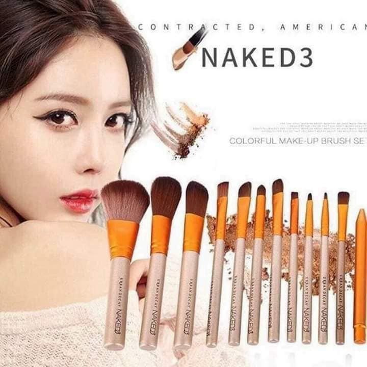 Bộ cọ trang điển cao cấp 12 cây NAKED3