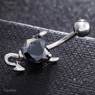 Khuyên Rốn Hình Trái Tim Đính Đá Cá Tính