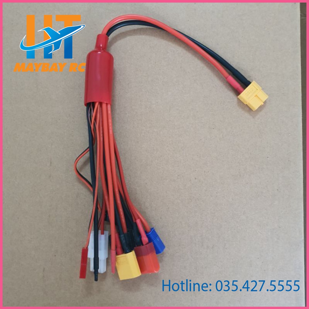 Bộ Jack đa năng 8in1 cho bộ sạc pin các loại