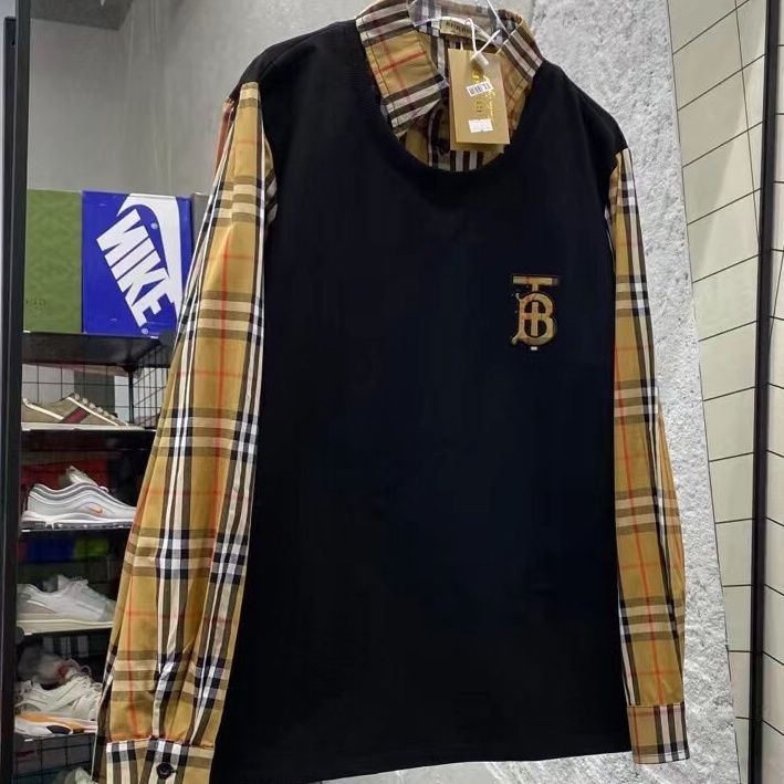 Áo Nỉ Burberry Thêu Họa Tiết Thời Trang Xu Hướng