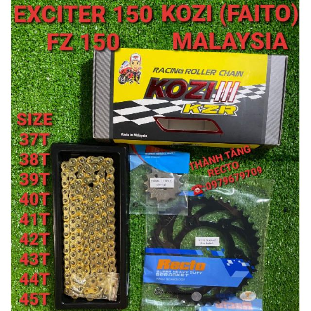 NHÔNG SÊN DĨA EXCITER 150/FZ 150 SÊN KOZI (FAITO) MALAYSIA CHÍNH HÃNG