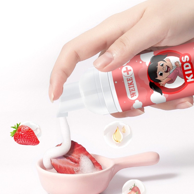 Kem đánh răng bọt WEIKE cho bé 1 tuổi trở lên
