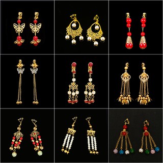 Bông Tai Tua Rua Phong Cách Hanfu Cổ Điển Cho Nữ