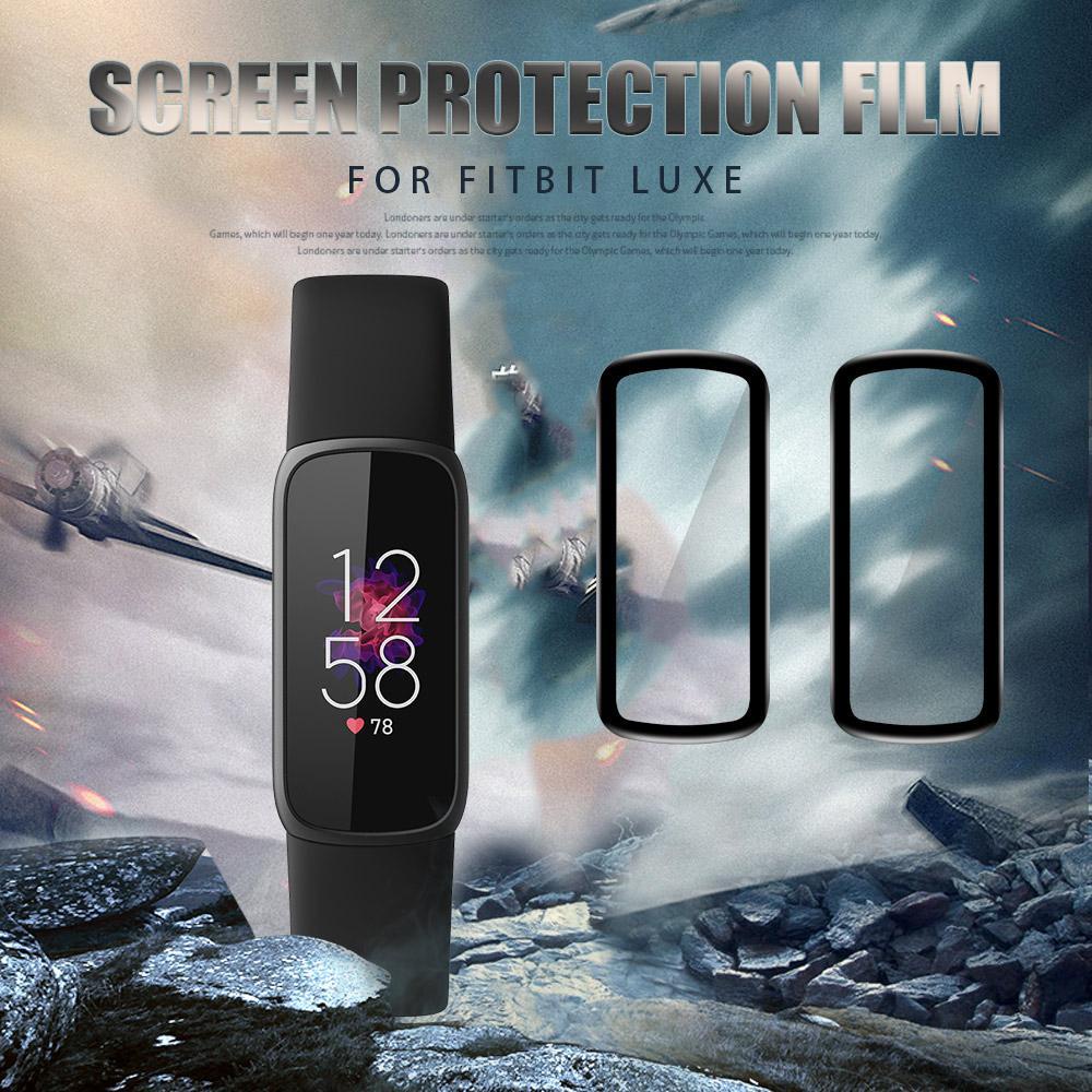 BTLIMER Miếng Dán 3D Mềm Trong Suốt Chống Trầy Bảo Vệ Màn Hình Đồng Hồ Thông Minh Fitbit Luxe