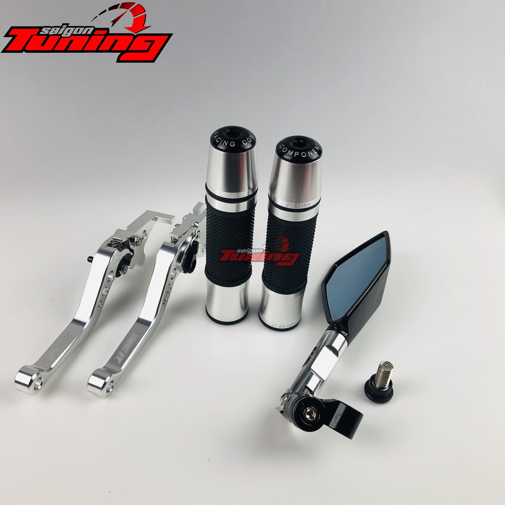 XE EXCITER VÀ NVX  COMBO 3 BAO TAY RIZOMA +THẮNG  6 SỐ +GƯƠNG RIZOMa