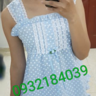 Pijama thái lan chấm bi