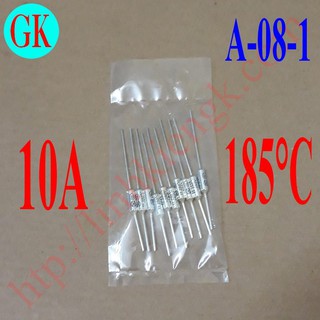 (10 cái) Cầu chì nhiệt nồi cơm 185 độ 10A [K-08-15]