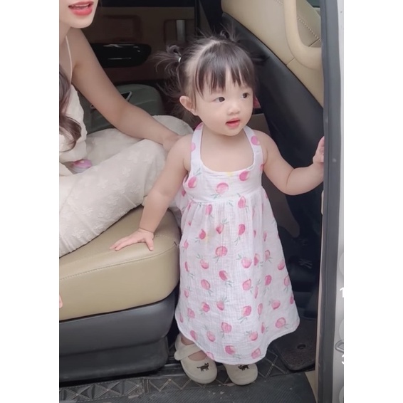Váy hè 2 dây VNXK bé gái