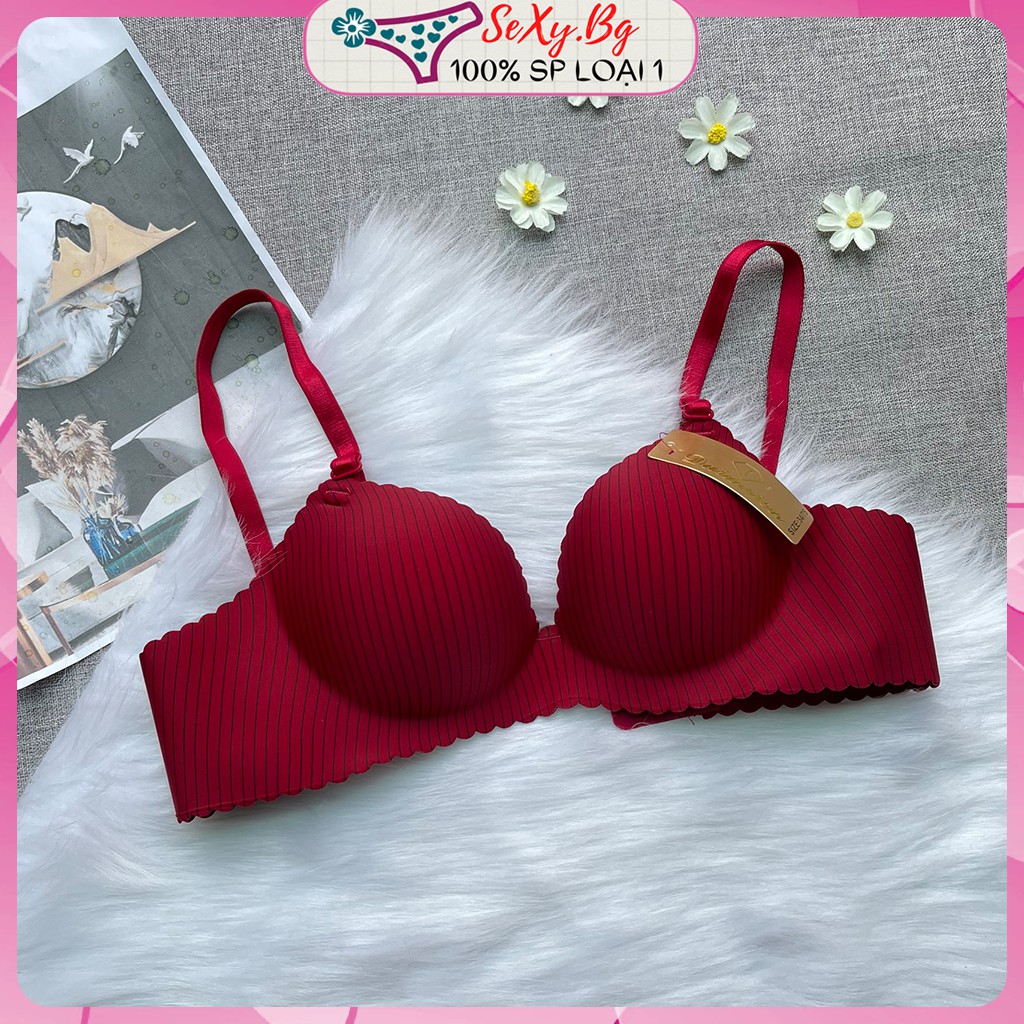 Áo ngực áo lót nữ su nâng ngực bàn tay, họa tiết kẻ sọc, mêm mại - SEXY.BG | BigBuy360 - bigbuy360.vn