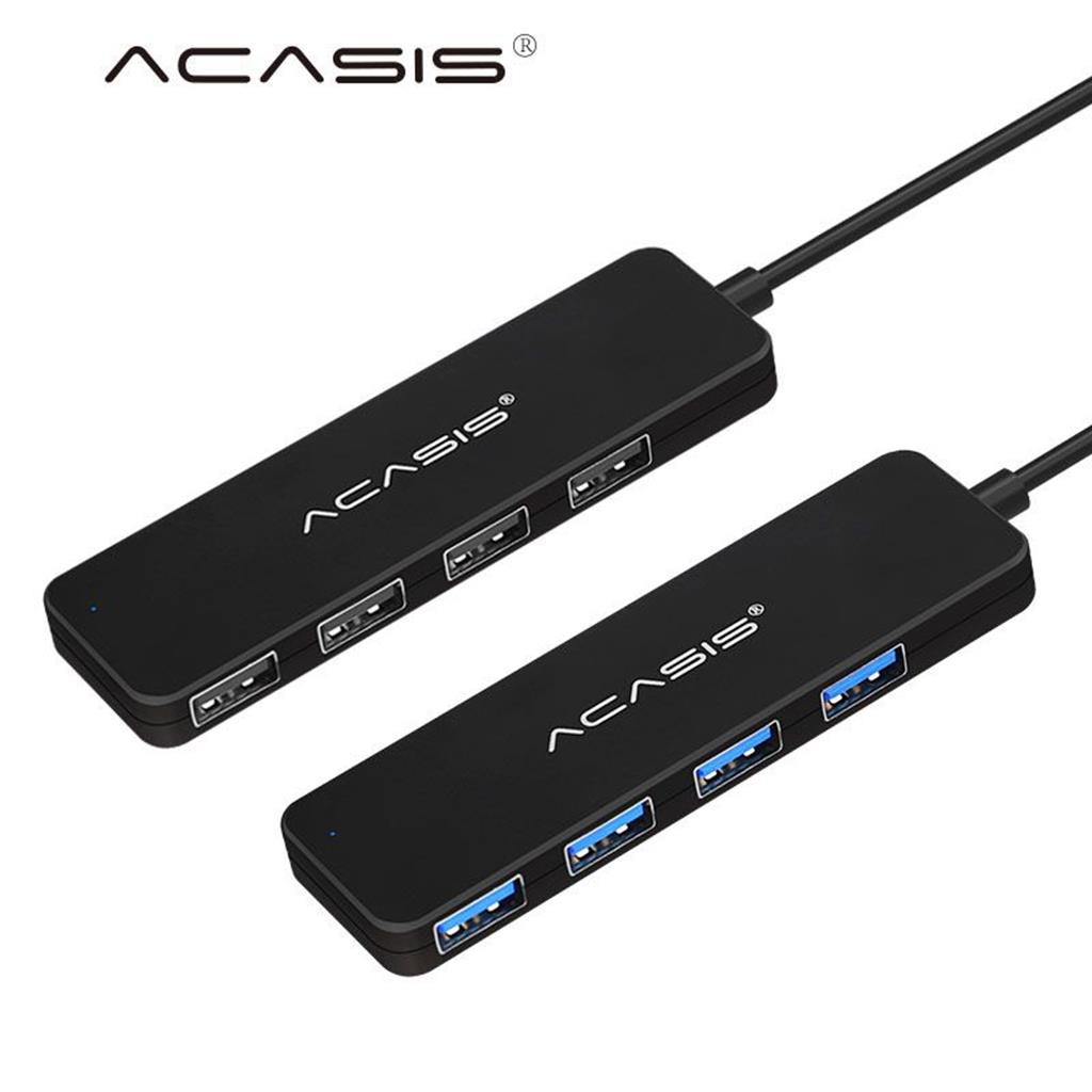 Hub usb 4 cổng ACASIS chuẩn 3.0 dài 20cm-AB3-L42 , AB3-L46 dài 60cm, AB3-L412 dài 120cm Và ACASIS chuẩn 2.0 -AB2-L46 | BigBuy360 - bigbuy360.vn