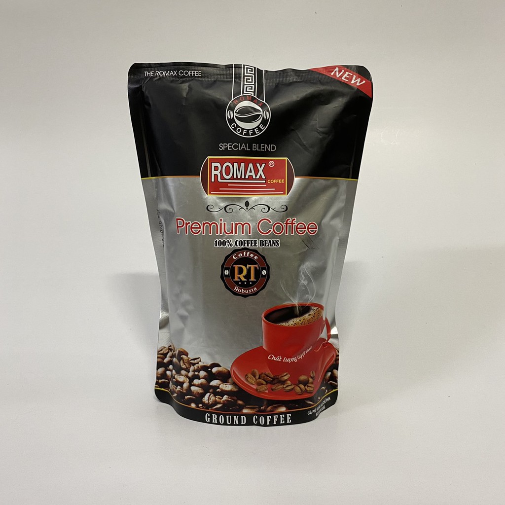 Cà Phê Rang xay ROMAX RT Robusta 500gr - Romax Coffee
