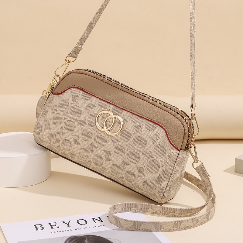 Túi Đeo Vai Hình Tròn Bằng Kim Loại 2022 In Họa Tiết Sang Trọng Thời Trang Cho Nữ