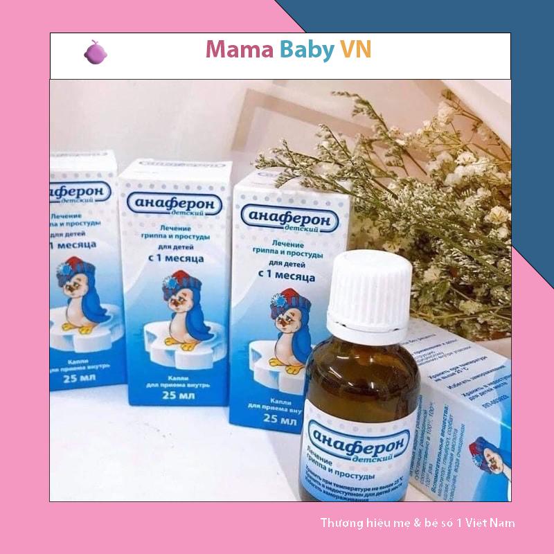 Tăng đề kháng Anaferon chim cánh cụt Nga cho bé Mamababyvn