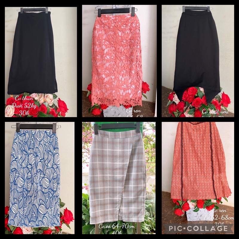 Chân váy công sở dáng bút chì
