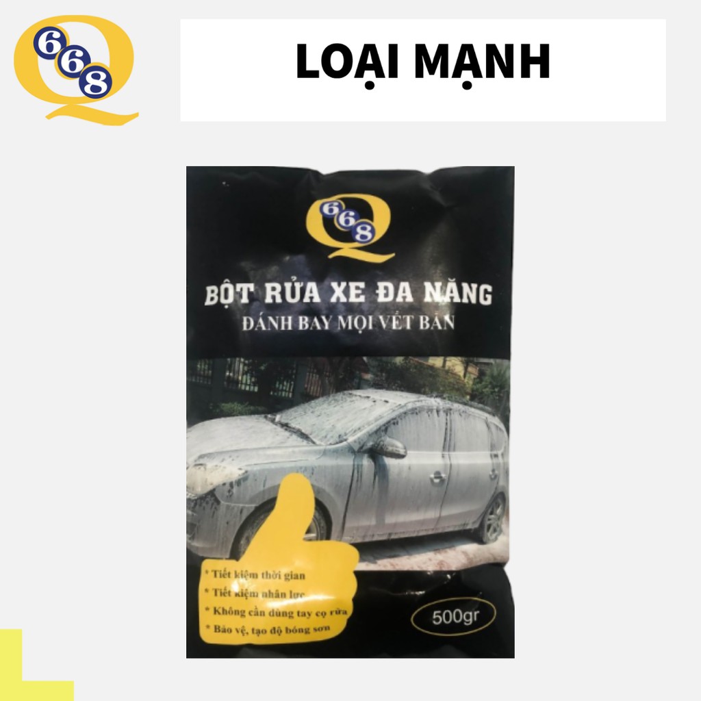 ⚡LOẠI MẠNH⚡ Bột rửa xe không chạm Q668