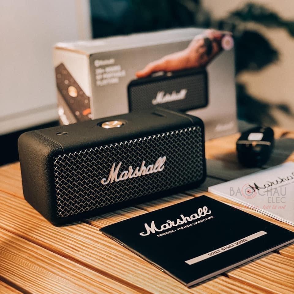 Loa Bluetooth Marshall Emberton | Pin 20 Giờ - Kháng Nước IPX7 - Siêu Nhẹ - Chất Âm Cuồng Nộ