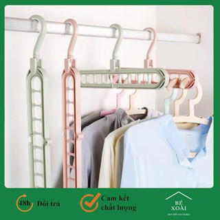 Móc treo tủ quần áo thu gọn - tăng số lượng đồ được treo trong tủ