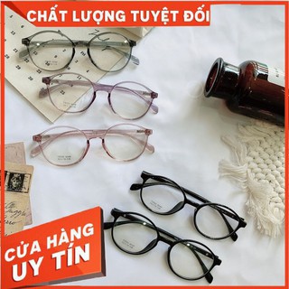 Gọng kính cận tròn nhựa dẻo tr90 8048 - nhận cắt Tròng Cận Viễn Loạn