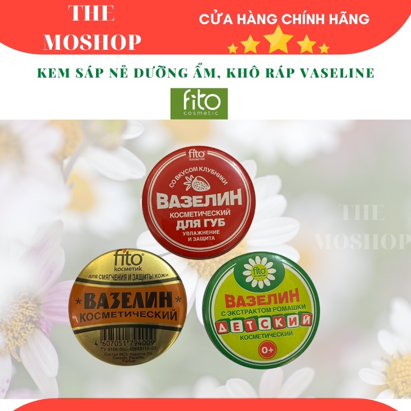 Sáp nẻ Vaseline Nga 10g dưỡng ẩm, chăm sóc da