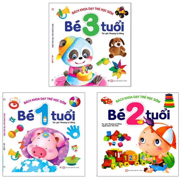 Sách Bộ Sách Bách Khoa Dạy Trẻ Học Sớm - Bé Từ 1 - 3 Tuổi: Phát Triển Trí Lực Cho Trẻ 1-3 Tuổi
