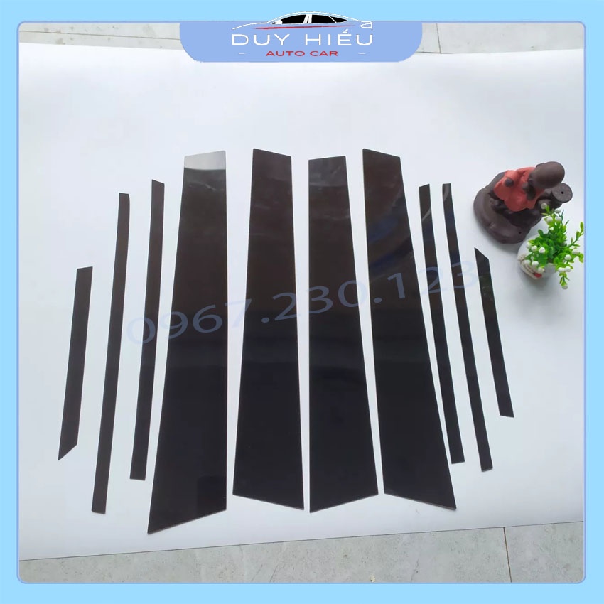 Ốp Bóng Trụ Chống Xước Cột B, C bóng chầy Toyota Corolla Cross Tráng Gương Đẹp