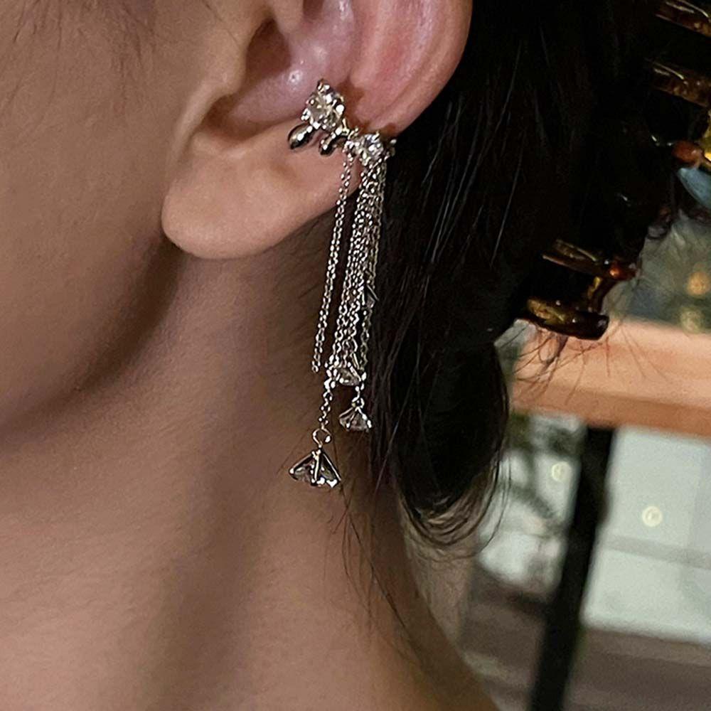 Khuyên Kẹp Tai Không Xỏ Phong Cách Hàn Quốc Thời Trang Cho Nữ