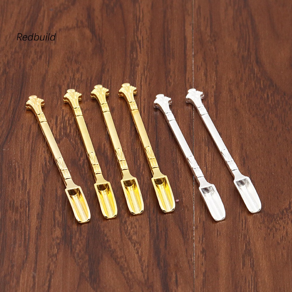 Set 4 muỗng kim loại mini đa năng chất lượng cao
