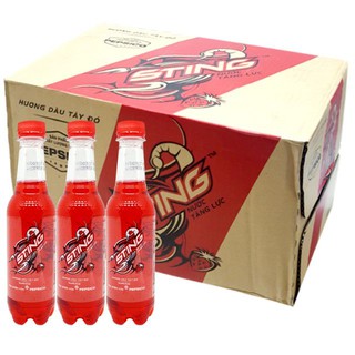 Lốc Nước tăng lực Sting dâu đỏ 6 chai ×330ml date mới