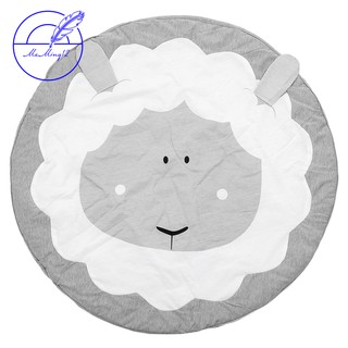 ஐ95CM Kids Play Game Mats Round Carpet Rugs Mat Cotton sheep