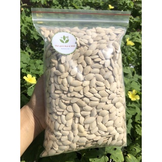 Combo 3kg hạt bí rang tay hùng ký-freeship-hạt bí loại 1-hạt bí ngô