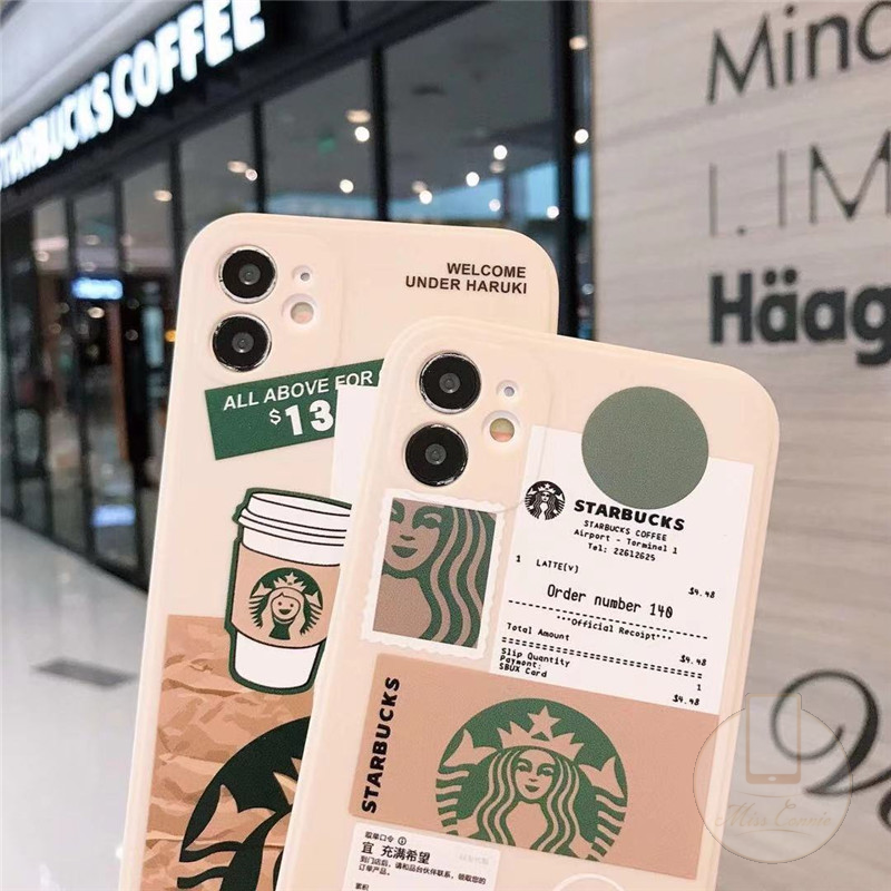 Ốp lưng Starbucks Iphone 11 12 13 Pro Max 6 6s 7 8 Plus Xr X Xs Max Se 2020 Oppo A15 Reno 4 A3s A5s A12 A11K A92 A52