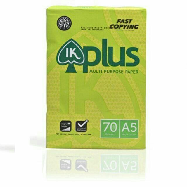 [Mã LIFEBOOK2 giảm 10% đơn 0Đ] Giấy A5 Ikplus 70gms