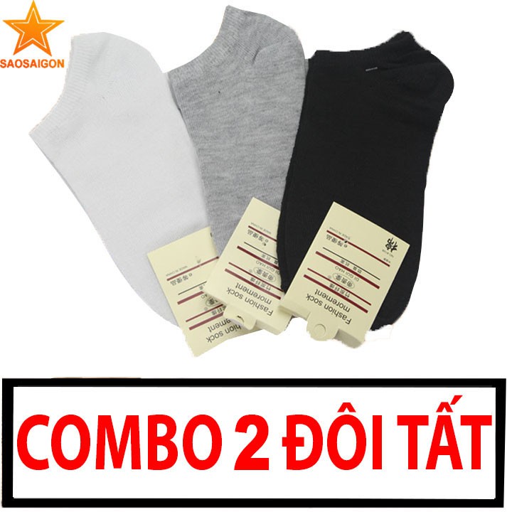 Combo 2 đôi tất nam nữ trơn TS318 đẹp co giản 4 chiều ngẫu nhiên