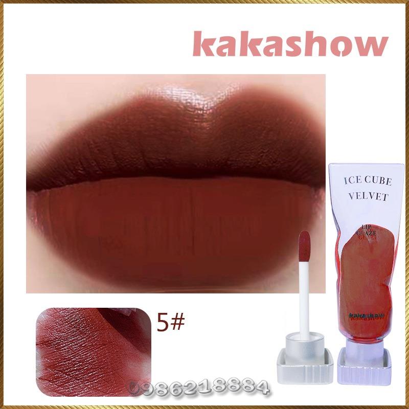 Son bùn chất lì KaKaShow Ice Cube Velvet Lip Glaze Matte C108