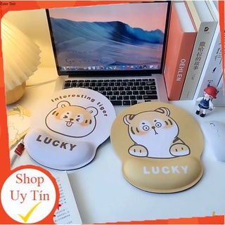 (Video Review) Miếng Lót Chuột Silicon Mềm Họa Tiết Dễ Thương Có Đệm Tay
