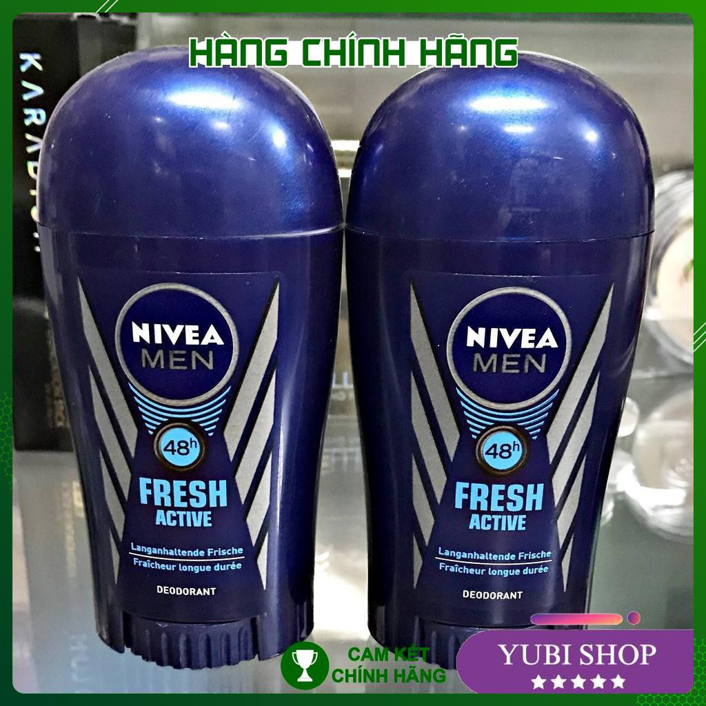 Sáp Lăn Khử Mùi Nivea Cho Nam - Lăn Khử Mùi Nevea Men Fresh Active Dành Cho Nam - Đức - Hh