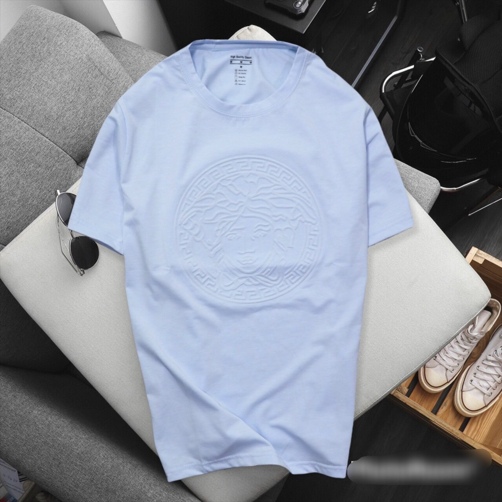 ÁO THUN NAM COTTON DẠP NỔI HỌA TIẾT