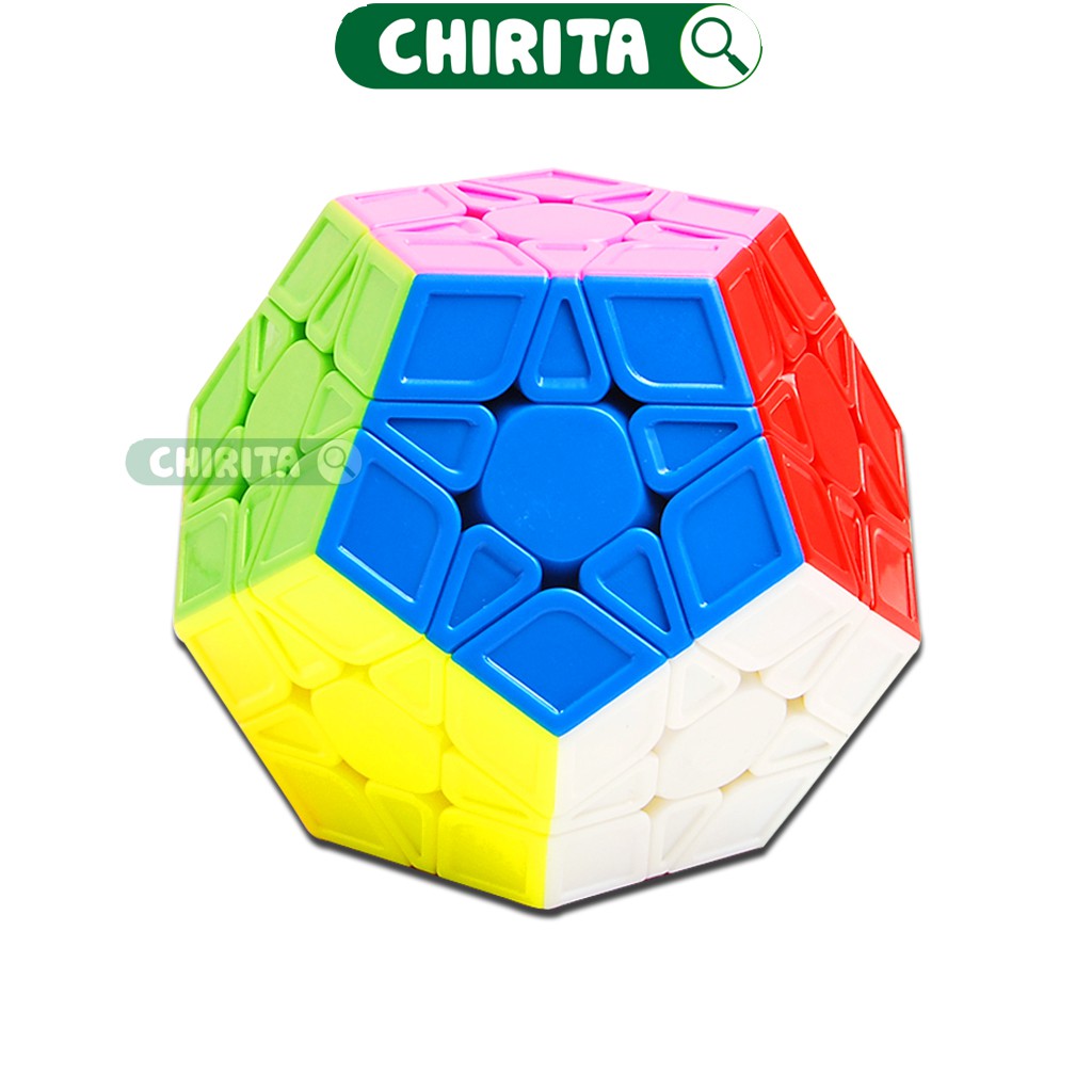 Rubik Biến Thể 12 Mặt MEGAMINX 3x3 LOẠI TỐT (Chìm) - Khối Rubik Xoay Trơn, Đồ Chơi Trẻ Em CHIRITA (shop có rubik 3x3 ..)