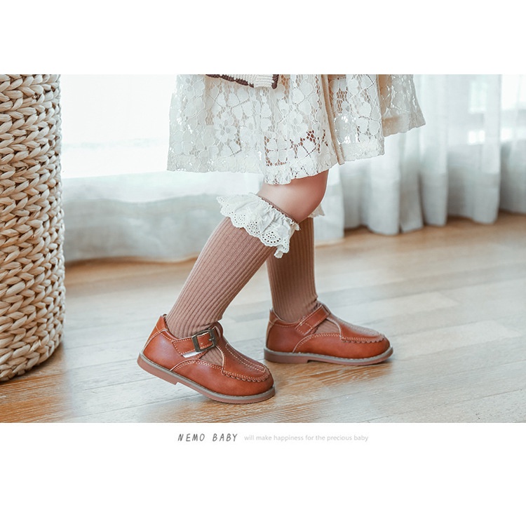 Vớ Cổ Trung Không Gót 22 Tuổi Phong Cách Xuân Thu Mới Cho Bé Gái