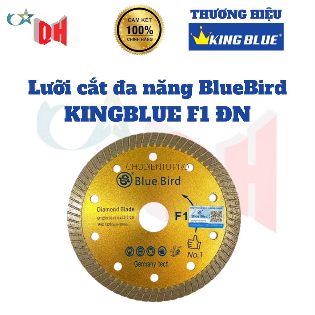 Lưỡi Cắt Đa Năng BlueBird KINGBLUE F1-110/125/150/180 ĐN - HÀNG CHÍNH HÃNG