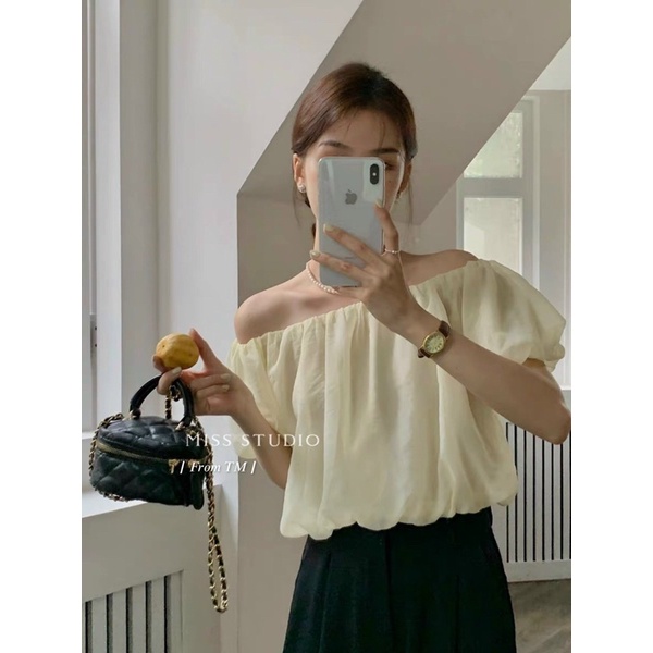 Áo rớt vai nhiều màu