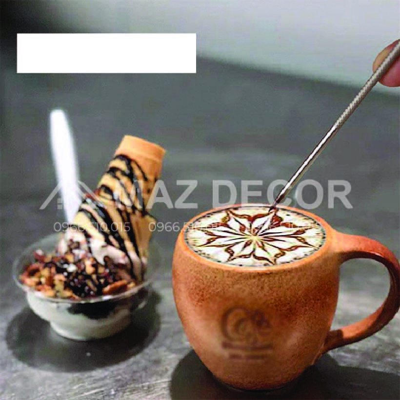 SALE GIÁ SỈ TẠI XƯỞNG Bút vẽ latte art capuchino inox 304 đẹp cao cấp sáng bóng giá rẻ