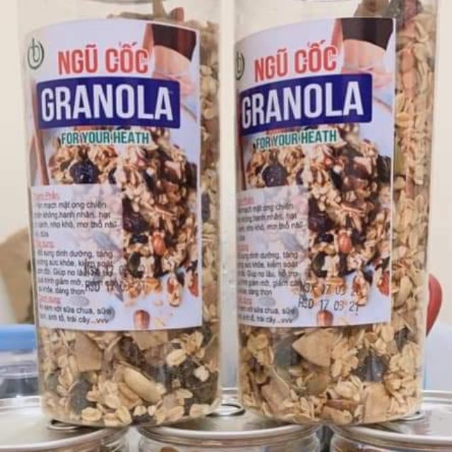 Ngũ cốc hỗn hợp mixed nuts oatmeal