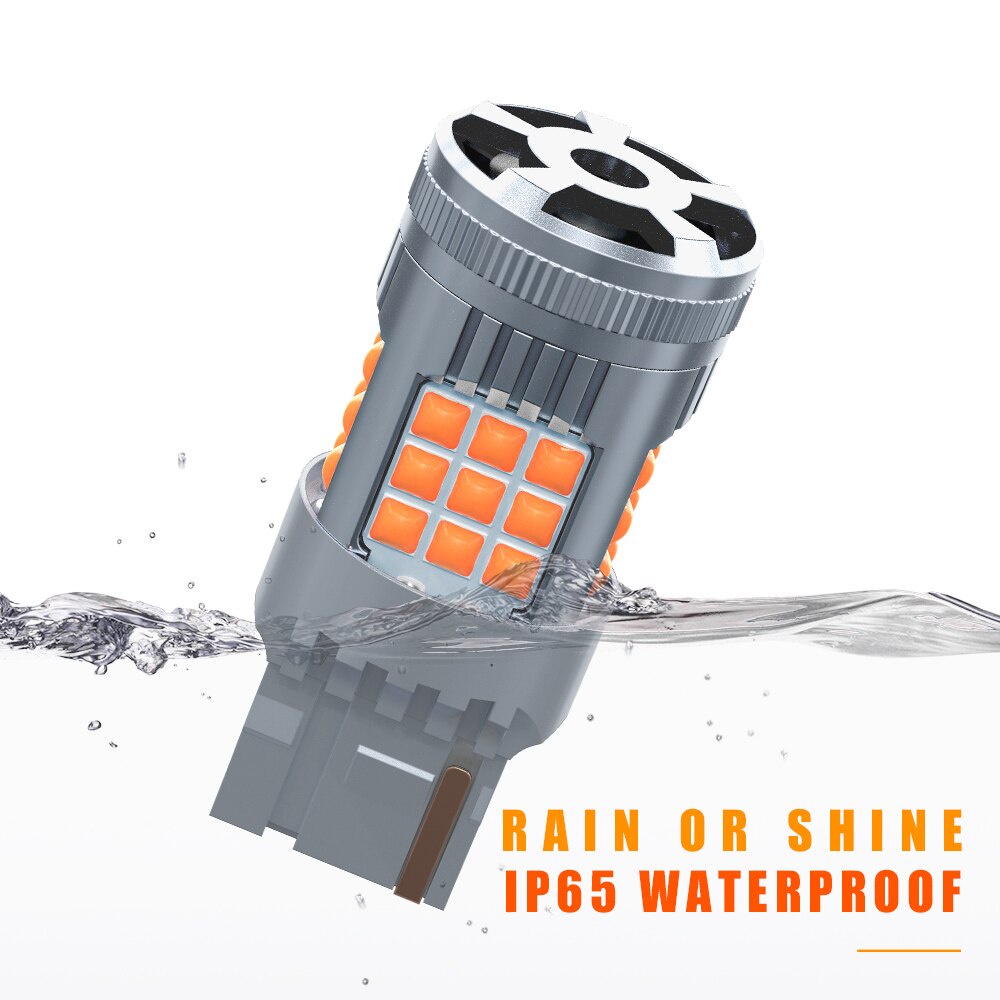 1 Đèn LED 1156 1157 BAY15D P21/5W Canbus 3030SMD Với Quạt Làm Đèn Rẽ DRL T20 7440 W21/5W 12V Cho Xe Hơi