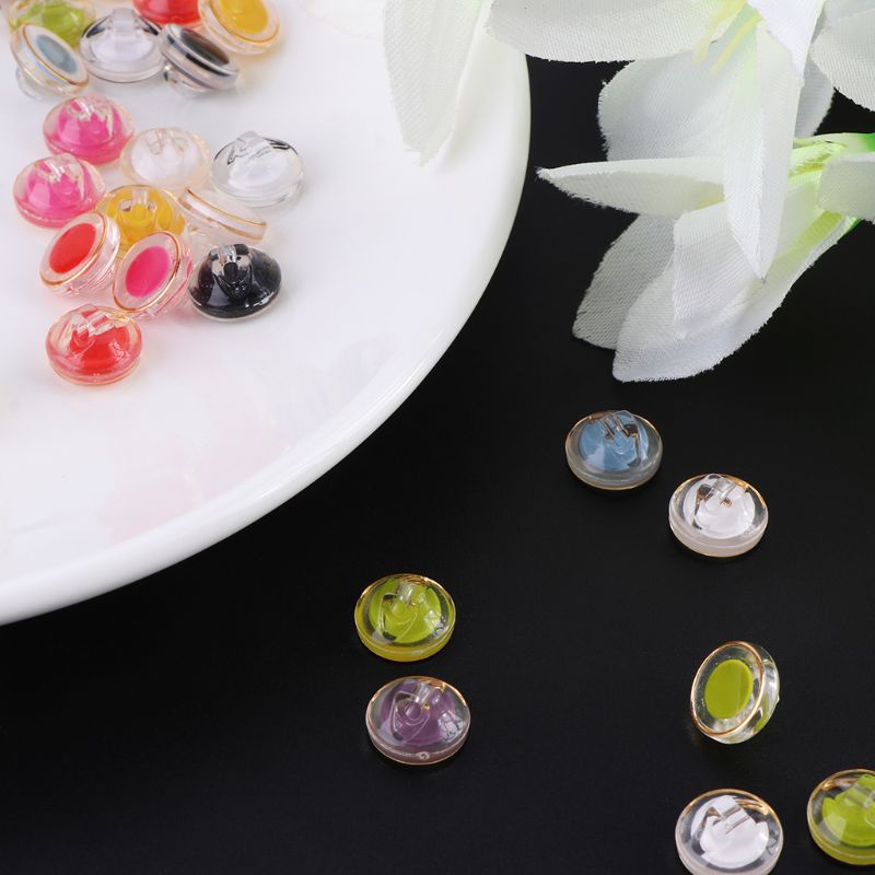 Bộ 50 Nút Mắt Nhựa Hình Gấu Bông An Toàn May Đồ Chơi Búp Bê