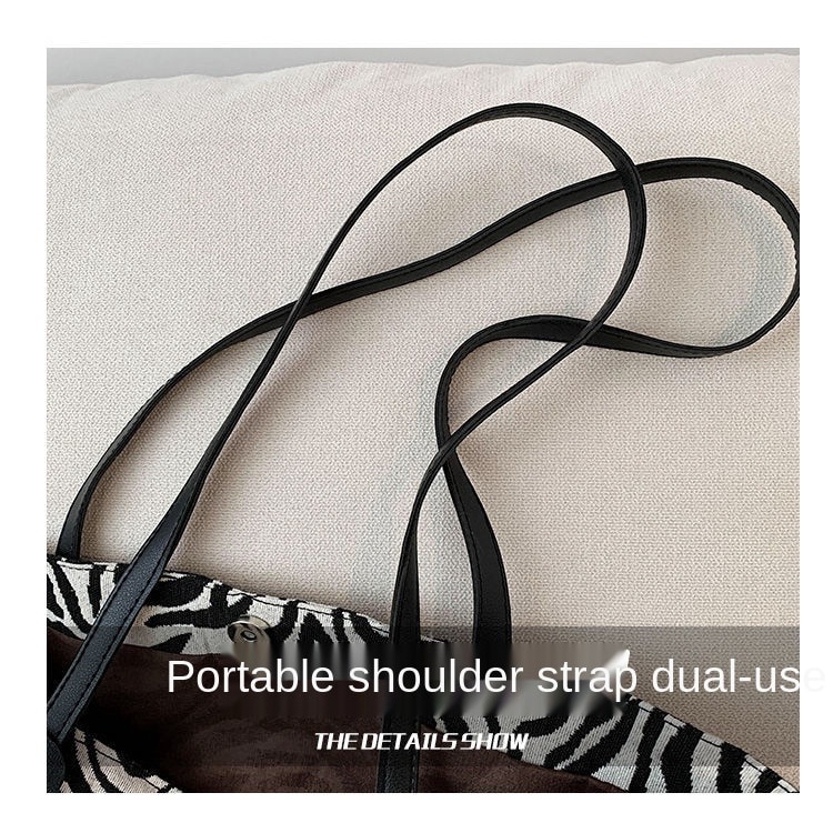 Túi xách cỡ lớn họa tiết ngựa vằn thời trang 2020 cho nữ