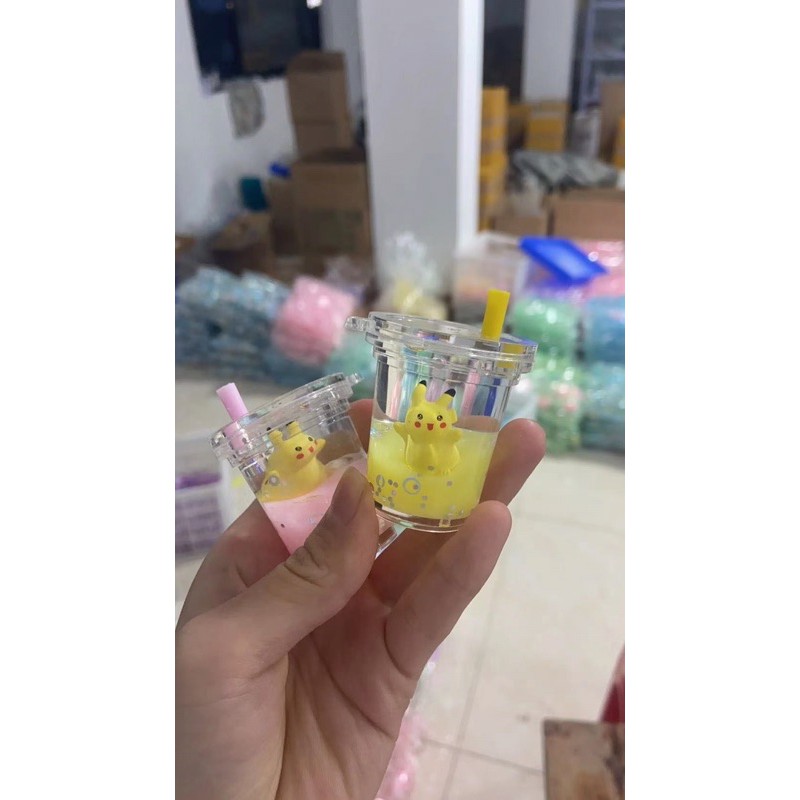 Móc Khoá Nước Hình Thù Dễ Thương  Móc Vàng